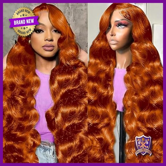 22 Inch Human Hair Lace Front Wig 200% Density Body Wave Pre Plucked main image 5